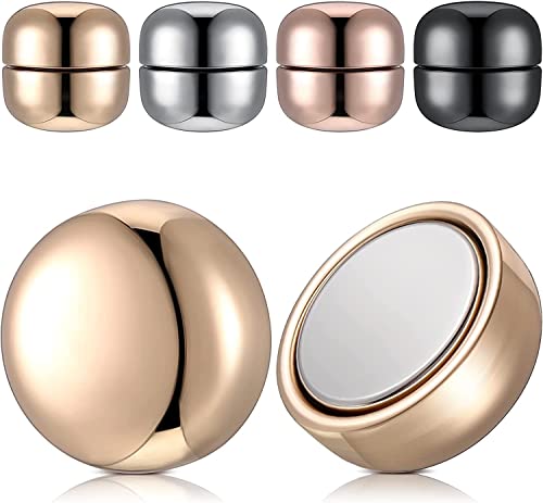 SANNIDHI 4 Pairs Hijab Pins Round Hijab Magnetic Pins for Women Girls Multi-Use Pinless Magnet Pins for Hijab Muslim Scarf Saree Pins Clothing Button Clips SANNIDHI 4 Pairs Hijab Pins Round Hijab Magnetic Pins for Women Girls Multi-Use Pinless Magnet Pins for Hijab Muslim Scarf Saree Pins Clothing Button Clips